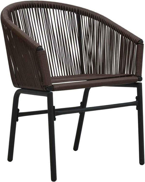 Craft Furniture,Garden Chairs,Comfortable Cushion,  Brown,PVC Rattan