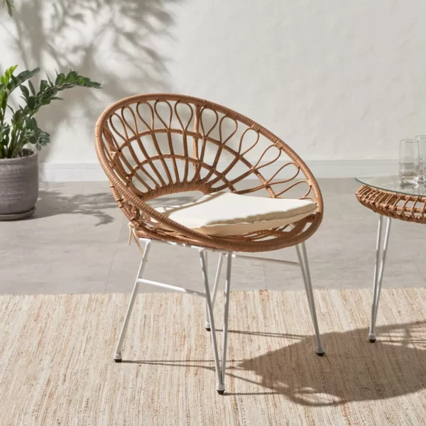 Craft Furniture Allora Outdoor 2-Seater Glass Top Tea Set