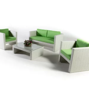 CRAFT FURNITURE :- OUTDOOR PATIO SOFA SET 4 CHAIRS AND 1 CENTER TABLE