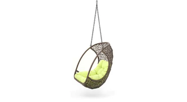 CRAFT FURNITURE SINGLE SEATER HANGING SWING WITHOUT STAND FOR BALCONY , GARDEN SWING