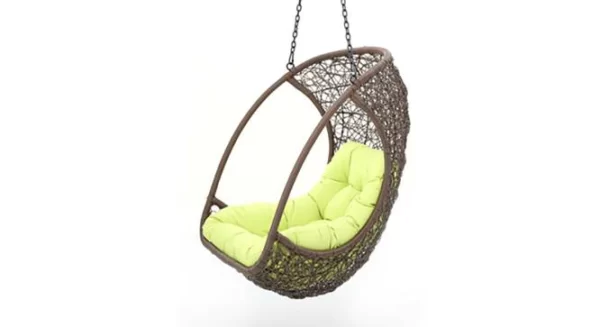 CRAFT FURNITURE SINGLE SEATER HANGING SWING WITHOUT STAND FOR BALCONY , GARDEN SWING