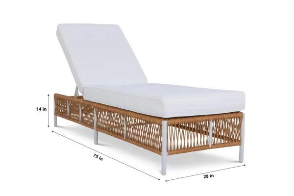 CRAFT FURNITURE OUTDOOR SWIMMING POOLSIDE LOUNGER SET OF 2