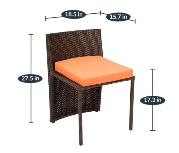 Craft Furniture :- 2 Chairs and 1 Table Set Furniture Bar Table Set