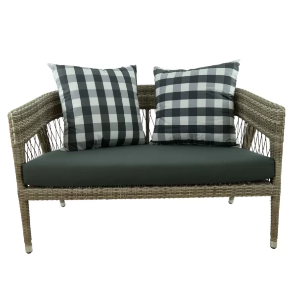 SUNSHINE TWO SEATER SEASHELL & CHECKS BY Craft Furniture