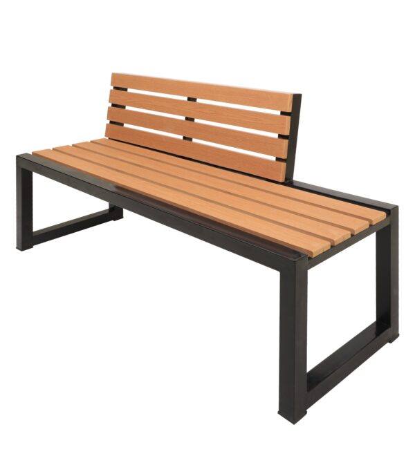 Uranus Bench in Brown Finish, By Craft Furniture