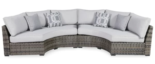 Craft Furniture Curved Sectional and optional ottoman (no center arm rest/table) - Image 3